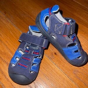 Pediped Navy Blue Closed Toe Toddler Sandals Size 5–5.5 US EU 21 Shoes walkers